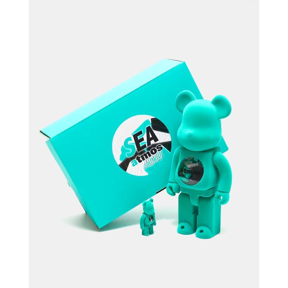 atmos X BE@RBRICK X “WIND AND SEA” • 100% 400% • Cross-Posted • Firm